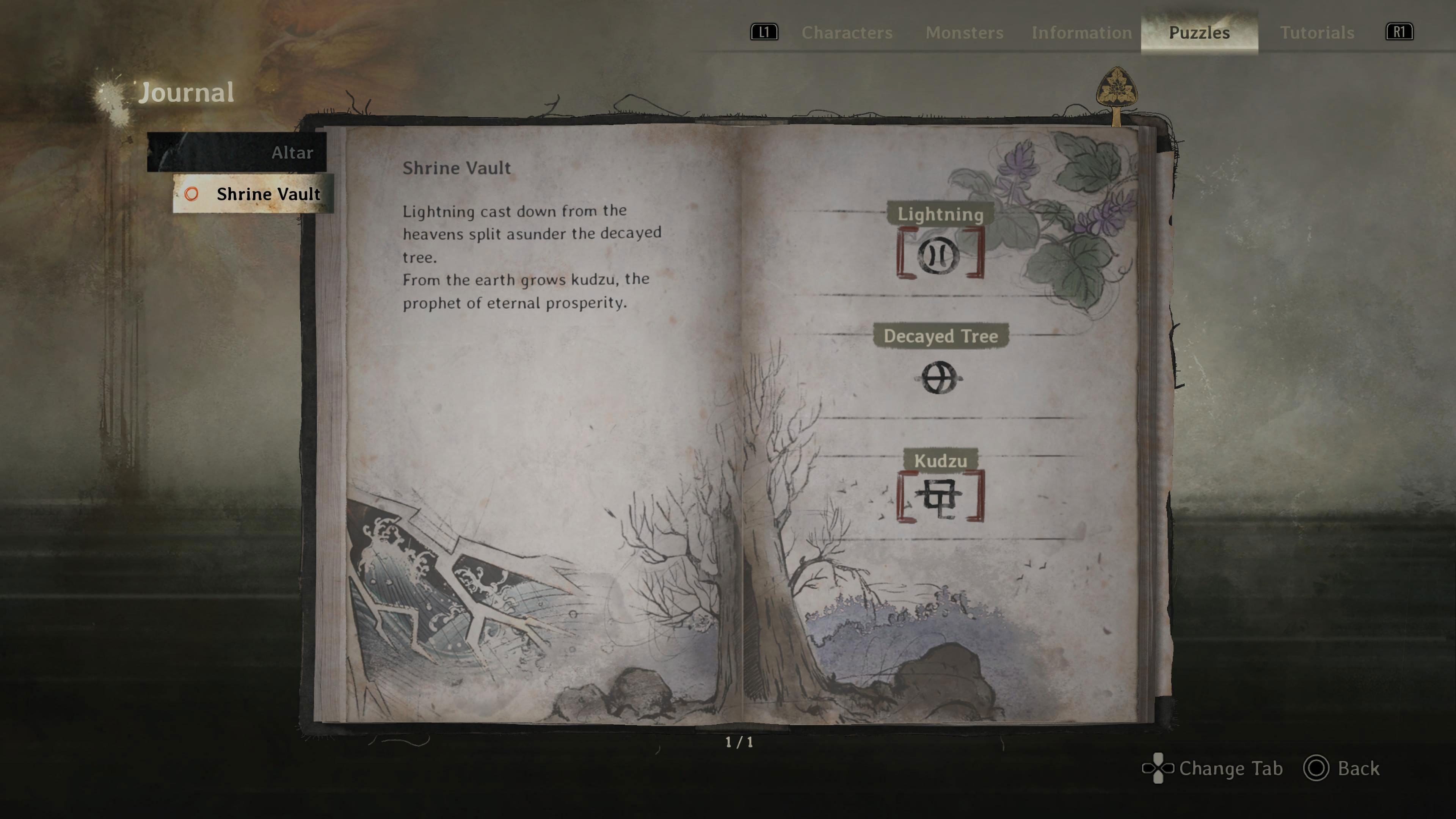 Hard set: Tree, Kudzu, Lightning